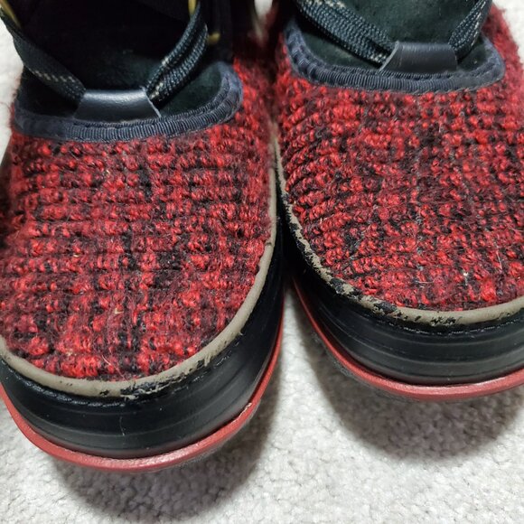 SOREL Tivoli 2 II Ribbed Knit Waterproof Snow Winter Boots Black Red Women's 7.5 - Picture 12 of 13